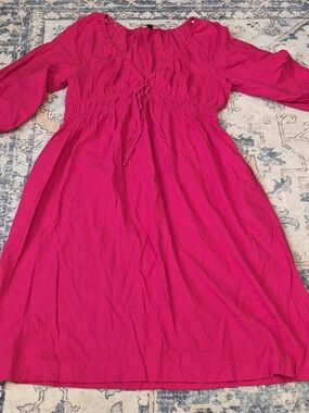 Linen Blend Dress